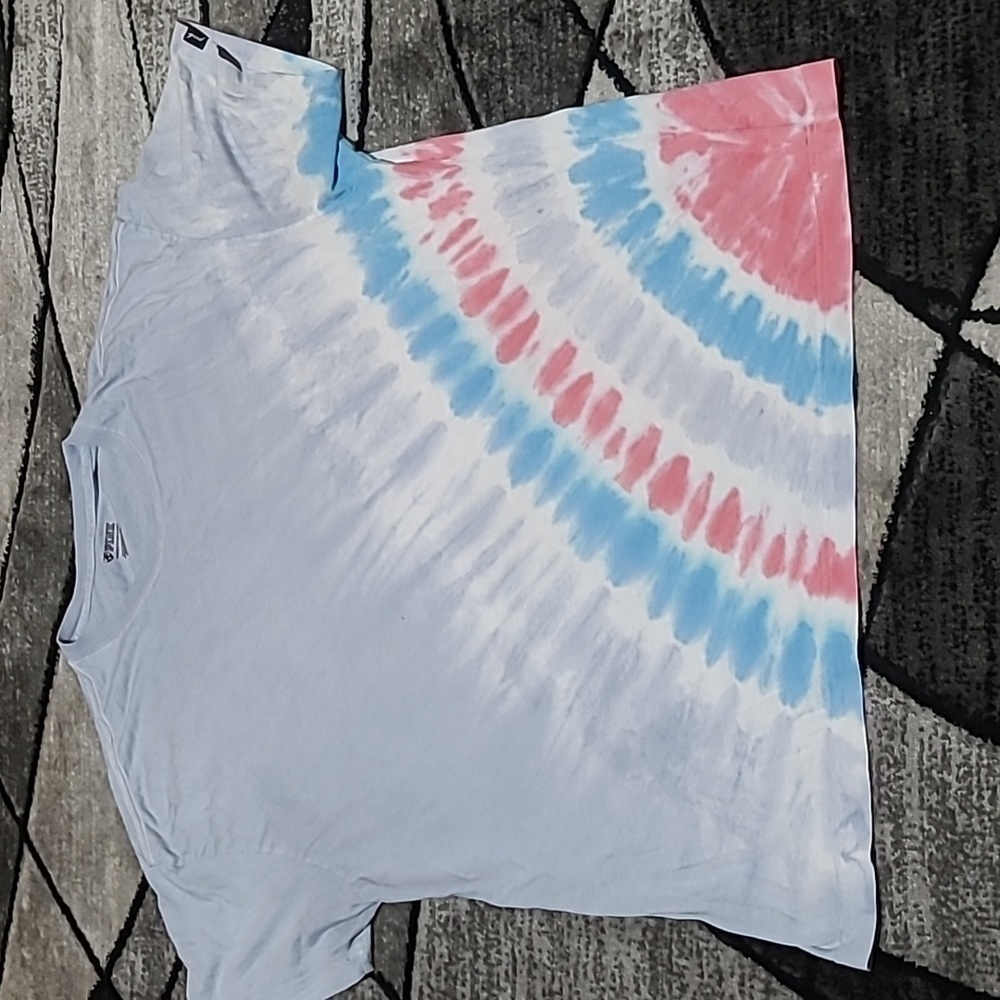 VS PINK 2021 TIE-DYE ONE-SIZE OVERSIZED TEE-SHIRT